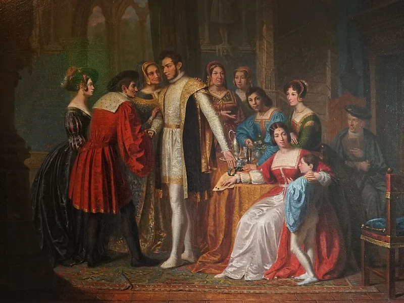 1801-Charles Auguste Herbe - La famiglia Houzeau-Muiron di Charles Herbé